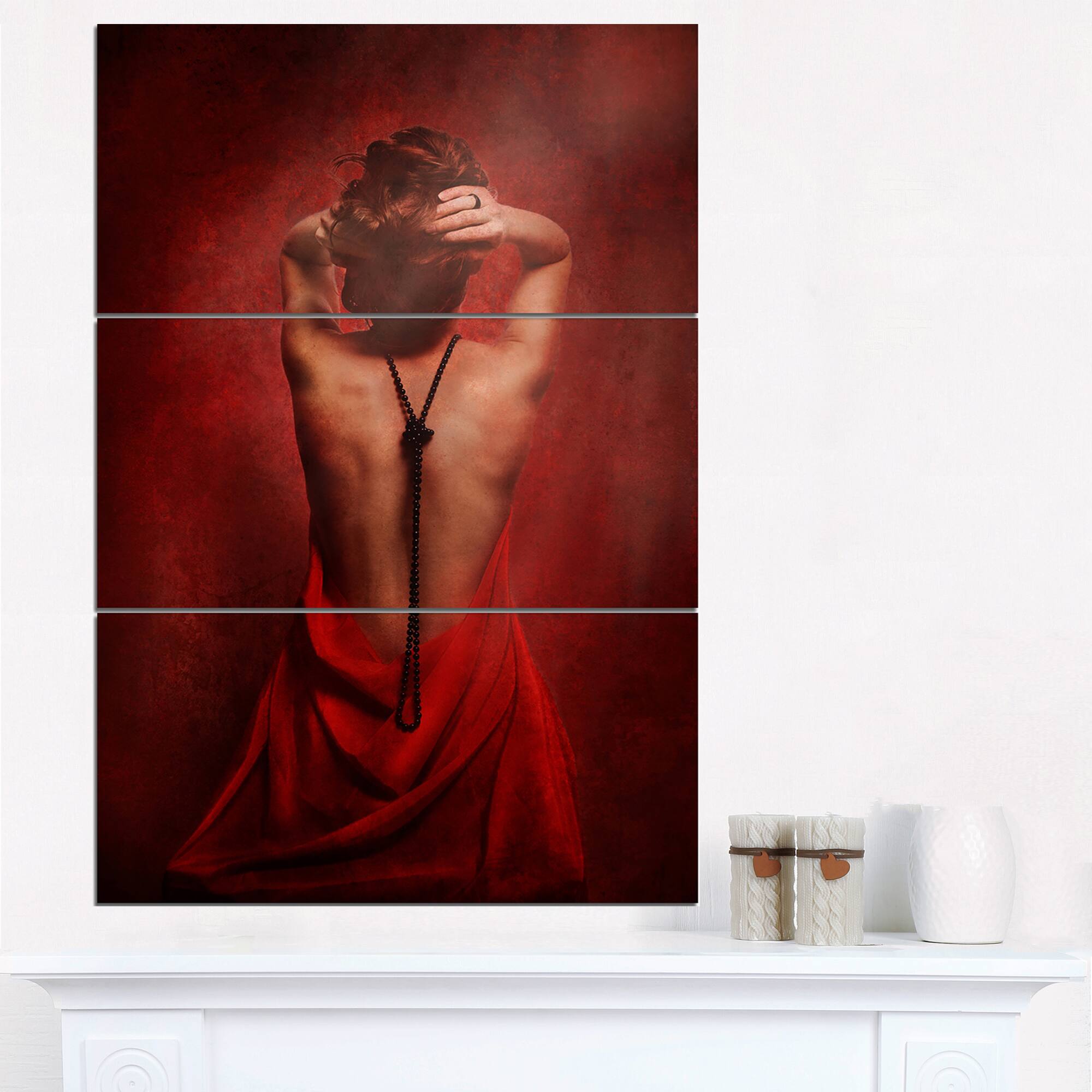 Designart - Woman in Red